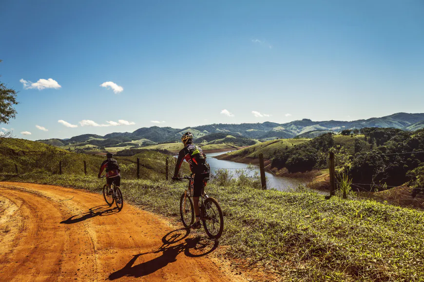 Riding a bike is a sensory experience